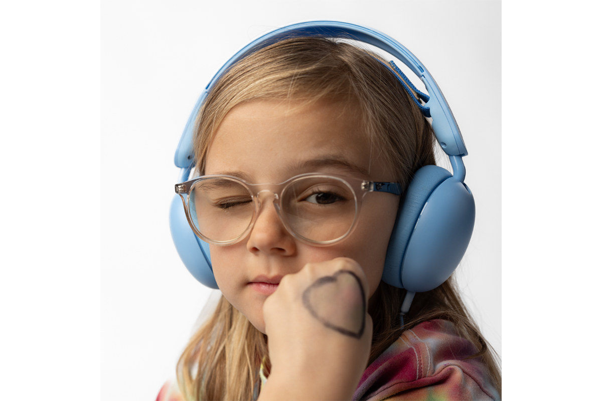 Skullcandy Grom Wired Headphones For Kids | Surf Blue