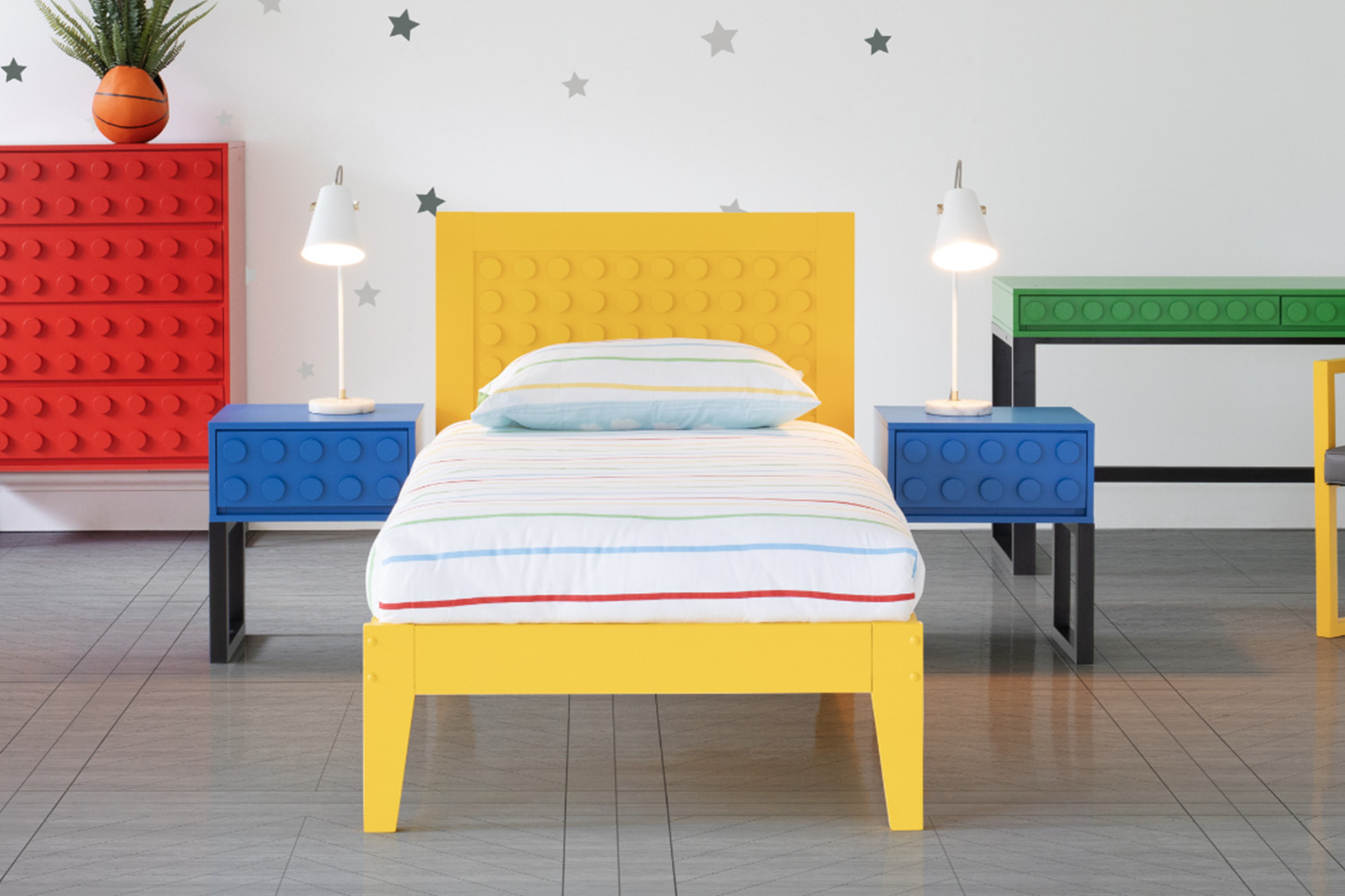 Connect Bed Frame | Single | 3ft | Yellow