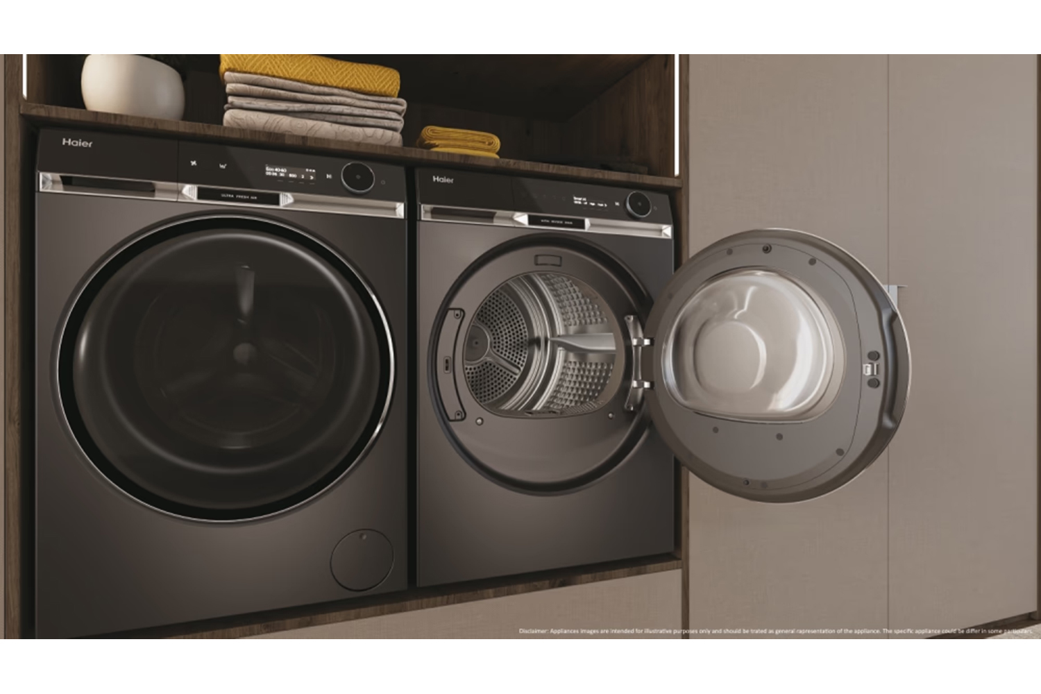Haier X Series 11 9kg Freestanding Tumble Dryers | HD90-A3Q397PGU1