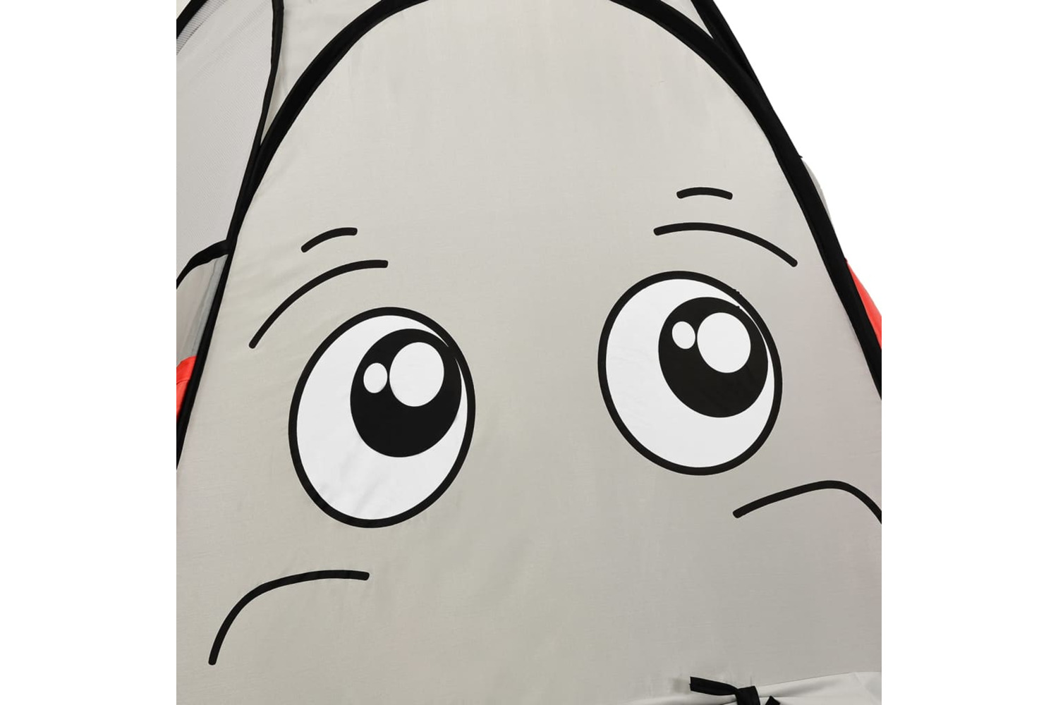 vidaXL 3107739 Elephant Children Play Tent With 250 Balls Grey 174x86x101cm