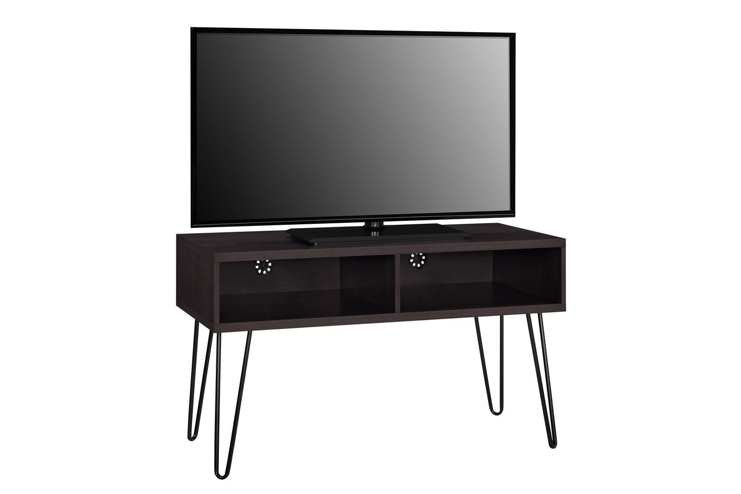Dorel Owen Vintage TV Unit For Up To 42-inch Screens In Stylish Espresso Finish