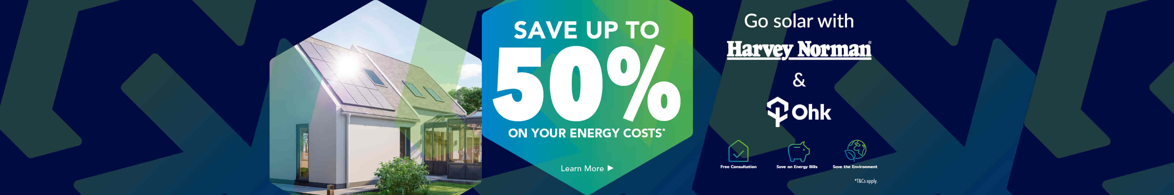 Go Solar and Save 50% of Energy Cost