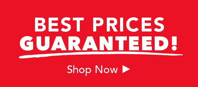 Best Price Guarantee - We Won't be Beaten!
