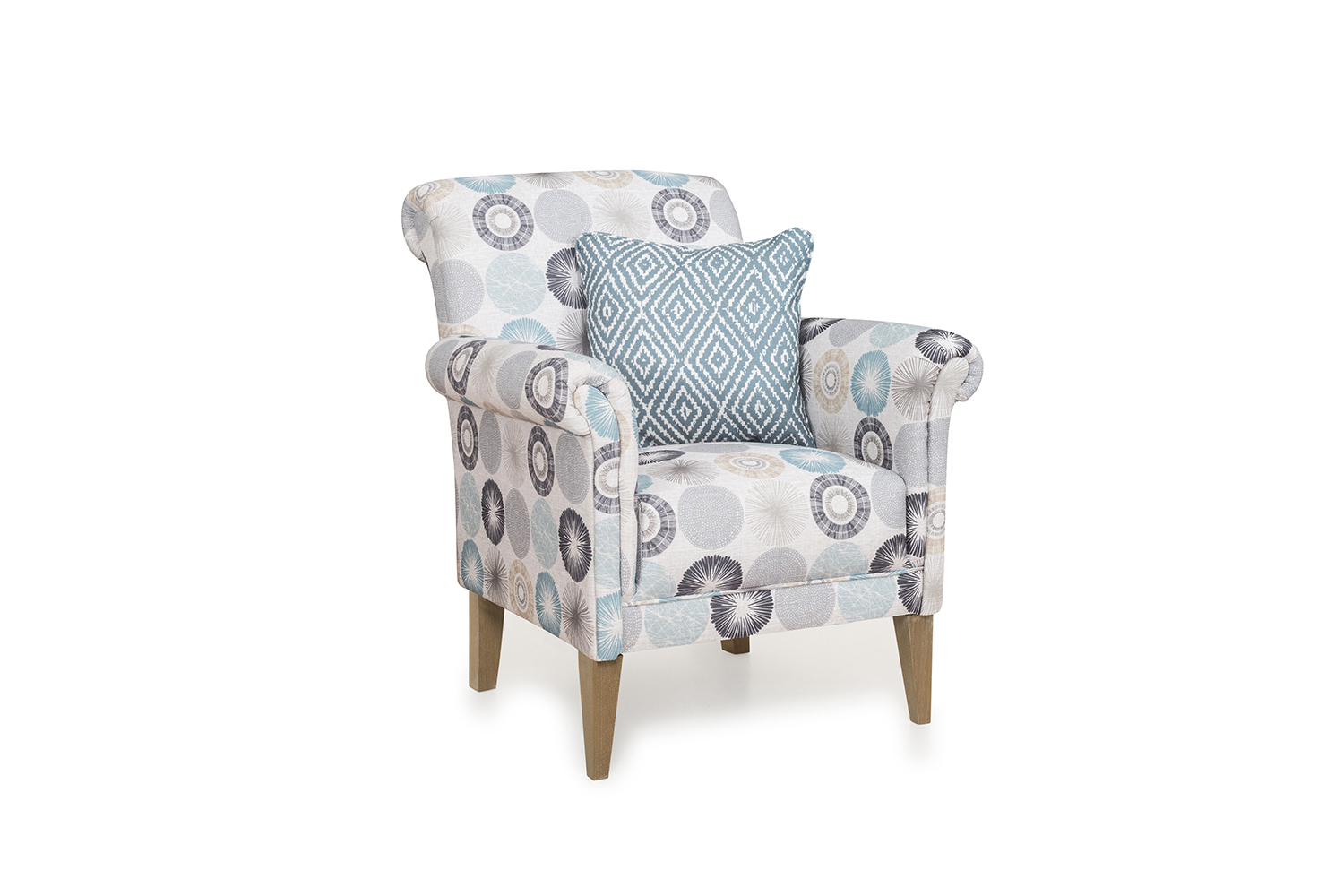 Preston Bedroom Chair | Ramsey Spa with Scatter