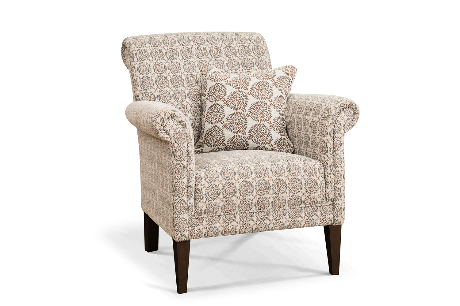 Preston Bedroom Chair | Mandy Spice with Scatter