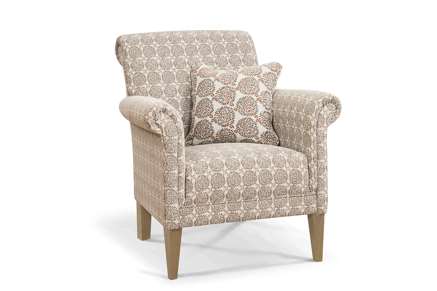Preston Bedroom Chair | Mandy Spice with Scatter